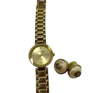 Anne Klein Watch and Earrings